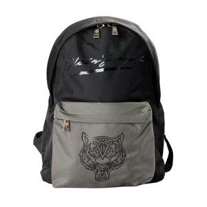 Plein Sport Unisex Logo Print Black "ZAINO EASTPAK" Backpack Bag